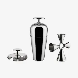 Alessi | The Tending Box Set of 3: Shaker, Strainer, Jigger