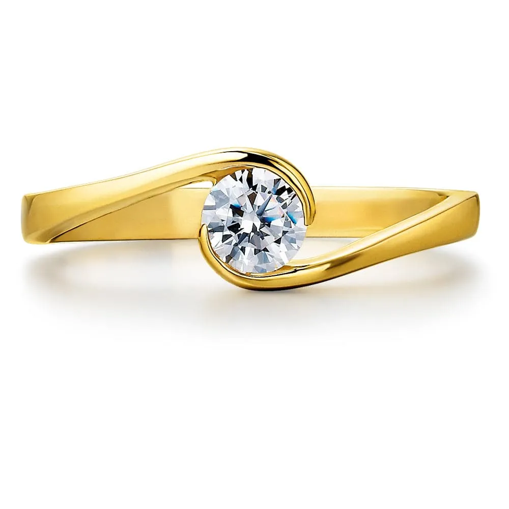 0.5 ct. Modern Solitaire Ring