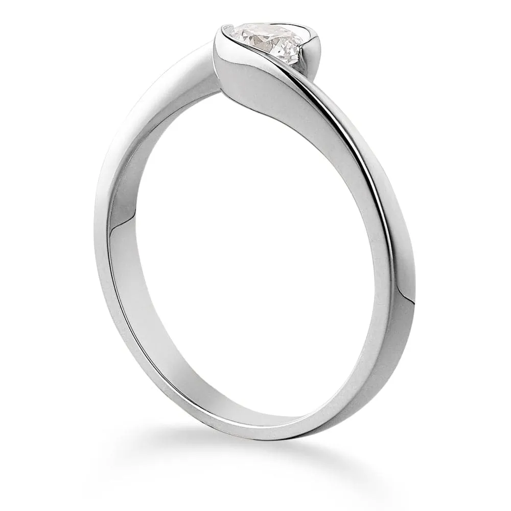 0.5 ct. Modern Solitaire Ring