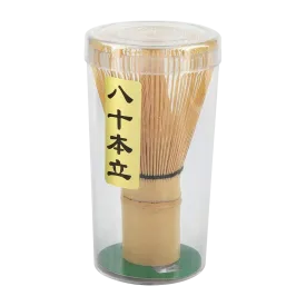 BAMBOO MATCHA WHISK (80 Bristles) 6cm × 11cm