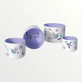 Ceramic Measuring Cups - Hummingbirds