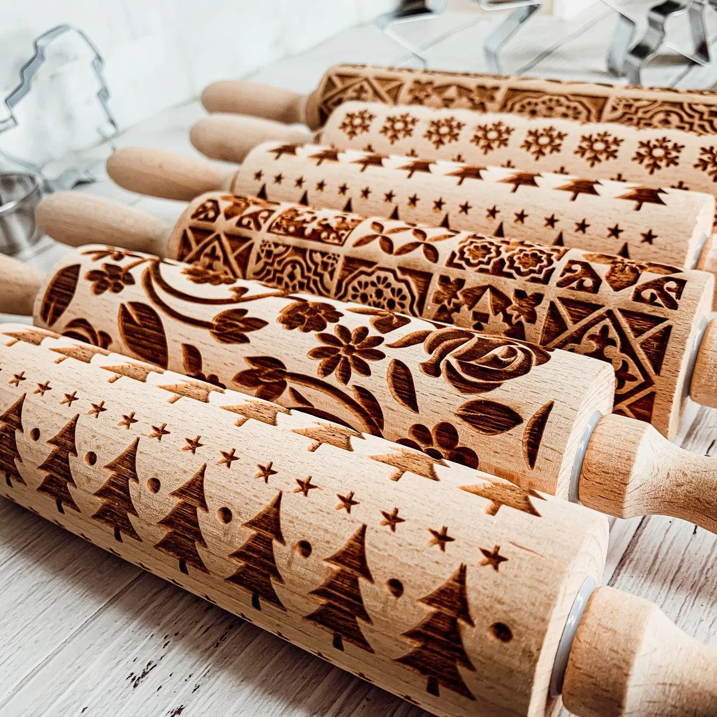 Christmas Rolling Pin Set