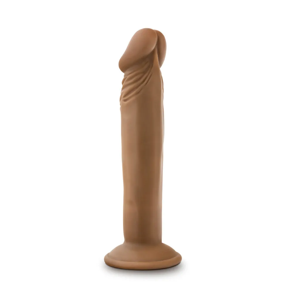 Blush® Dr. Skin 6.5-Inch Realistic Mocha Dildo with Suction Cup Base