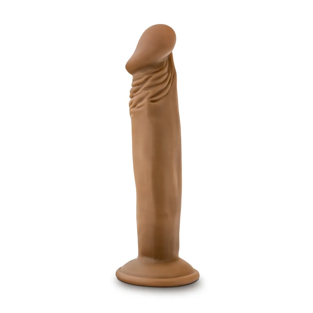 Blush® Dr. Skin 6.5-Inch Realistic Mocha Dildo with Suction Cup Base