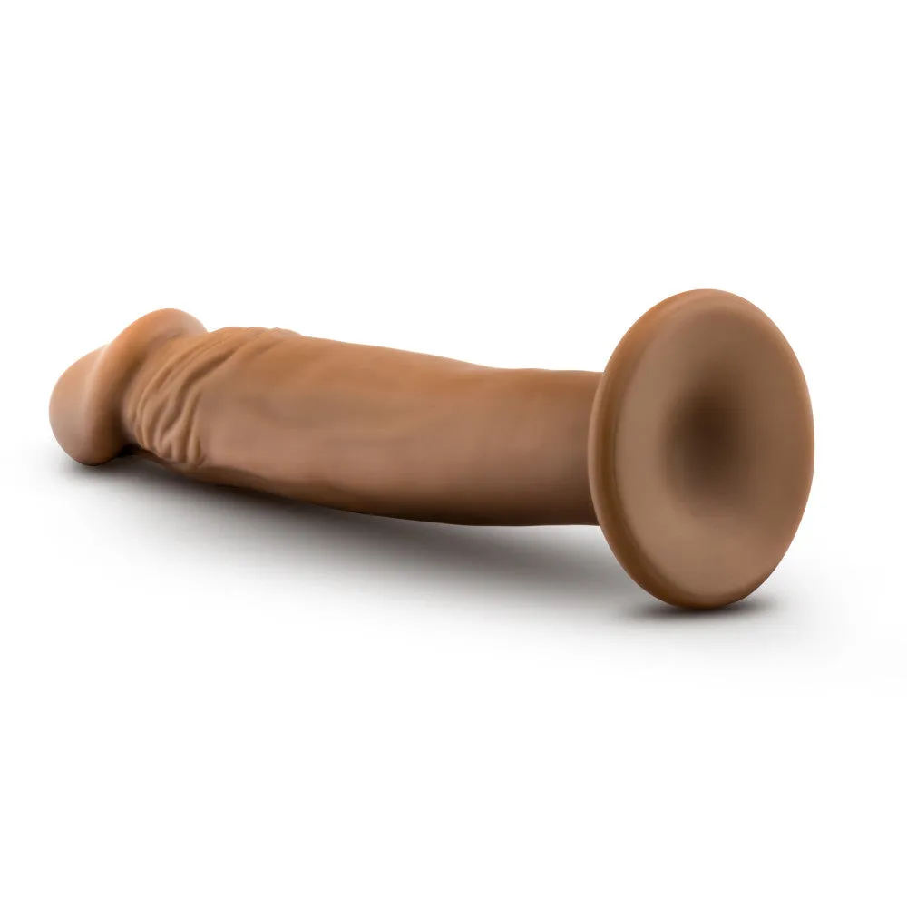 Blush® Dr. Skin 6.5-Inch Realistic Mocha Dildo with Suction Cup Base