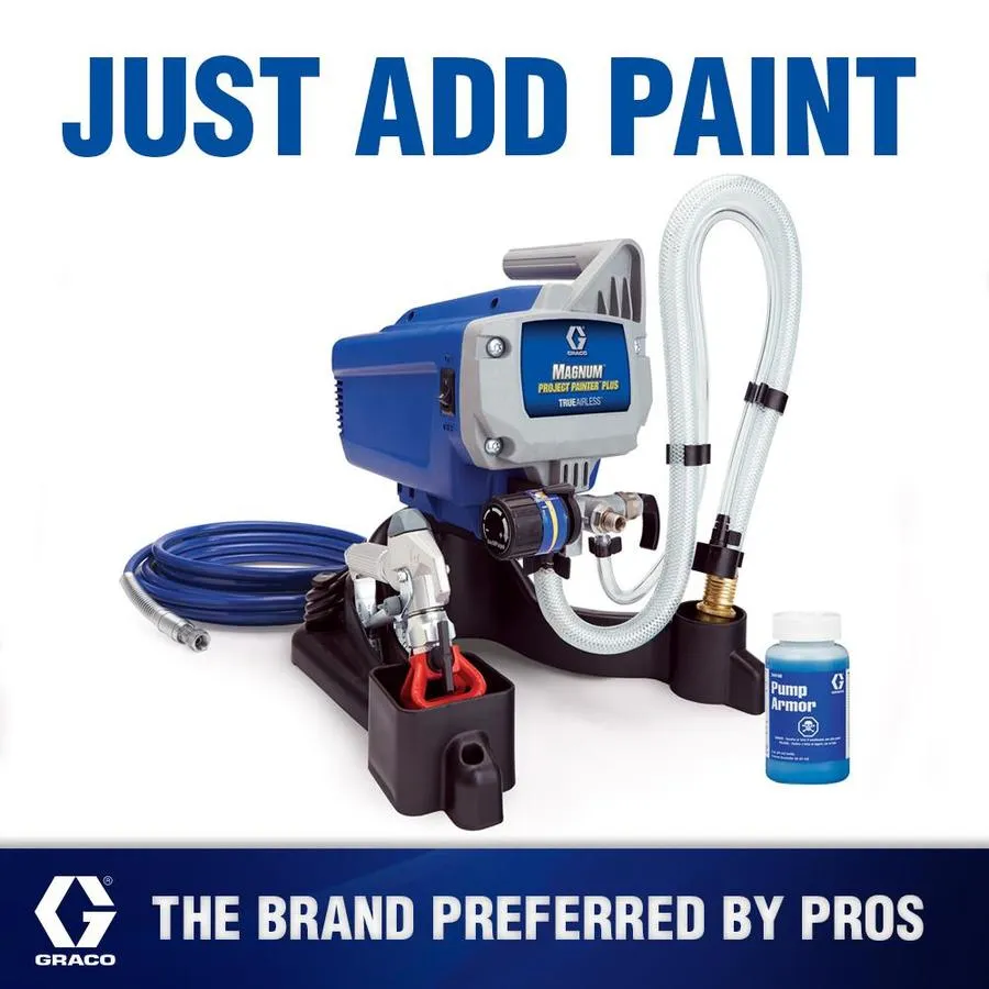 Graco Magnum Project Painter Plus 2800 PSI @ 0.24 GPM Electric TrueAirless Sprayer - Stand