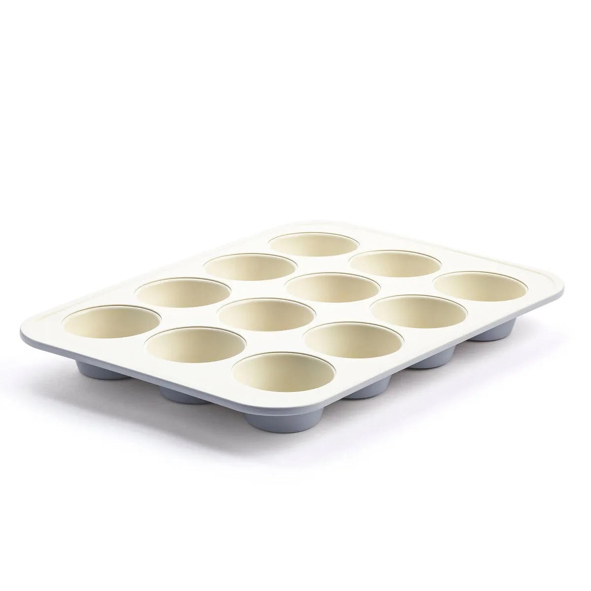 GreenLife Ceramic Nonstick Muffin Pan | Quartz Gray