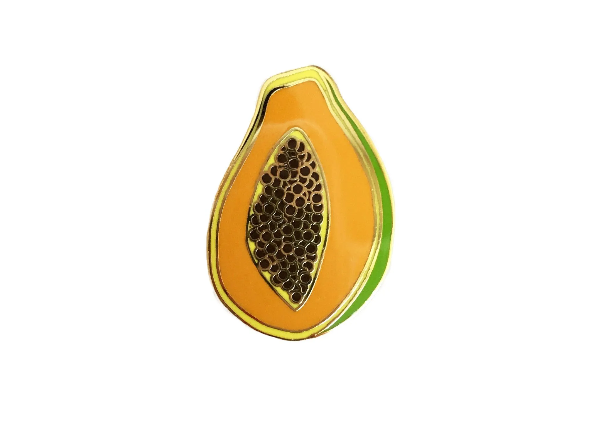 Papaya Enamel Pin