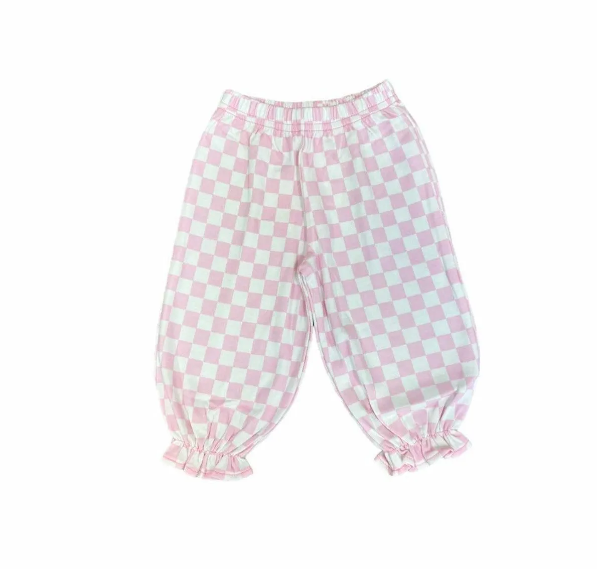 Pink Check Bloomer Pants